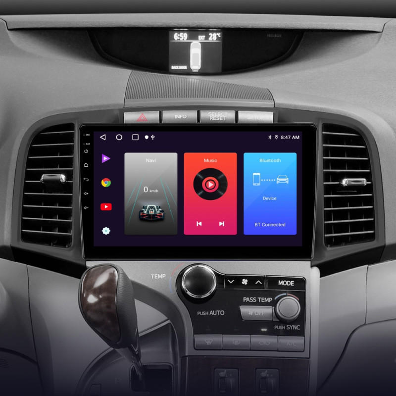 Android head unit SIGMA F9216 ANDROID 10 2+32 Gb Toyota Venza 2008-2016 9"