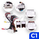 Android head unit Teyes LUX ONE 6+128 Gb Lexus RX270 3 RX450h 3 AL10 2008-2015 RX450h 4 AL20 (C1) 2015-2024 12.3" (L3)