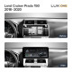 Android head unit Teyes LUX ONE 6+128 Gb Toyota Land Cruiser Prado 150 2018-2020 12.3" (L3)
