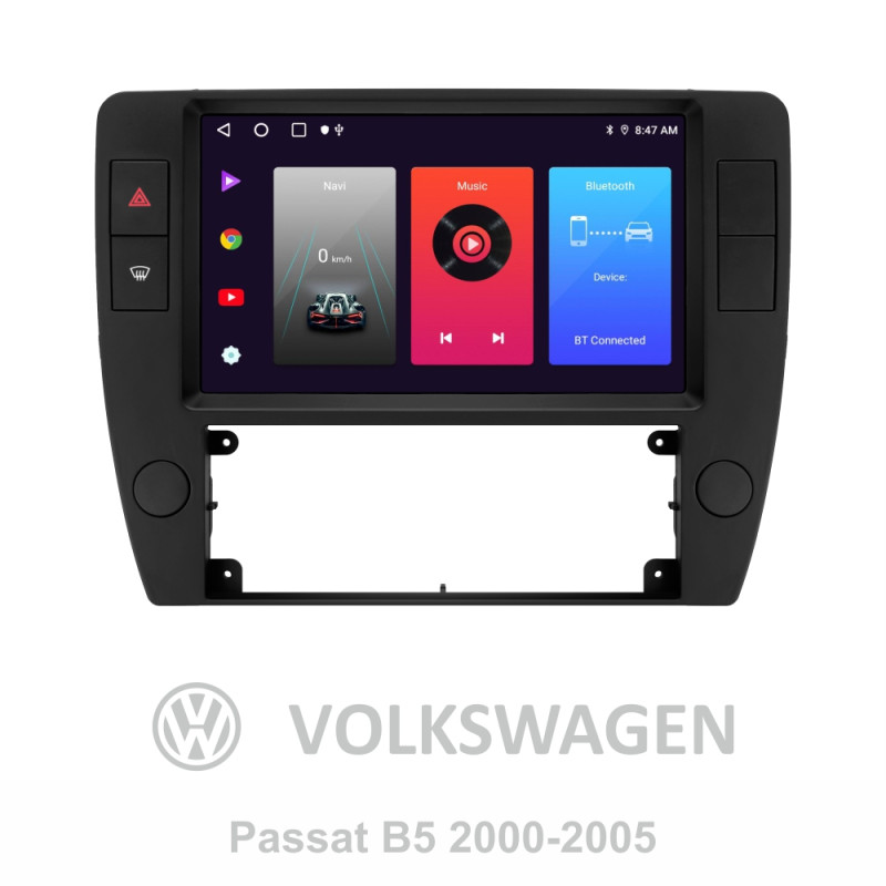 Android head unit SIGMA F9216 ANDROID 10 2+32 Gb Volkswagen Passat B5 2000-2005 9"