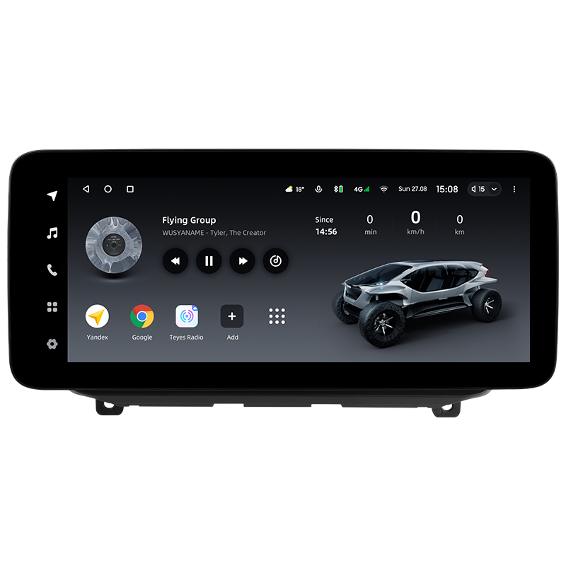 Android head unit Teyes LUX ONE 6+128 Gb with 360° surround view° Hyundai Santa Fe 4 2018-2021 12.3" (L1)