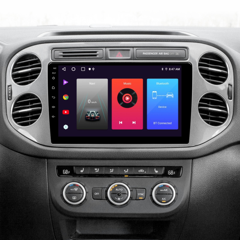Android head unit SIGMA F9216 ANDROID 10 2+32 Gb Volkswagen Tiguan 1 NF 2006-2017 (F2) 9"