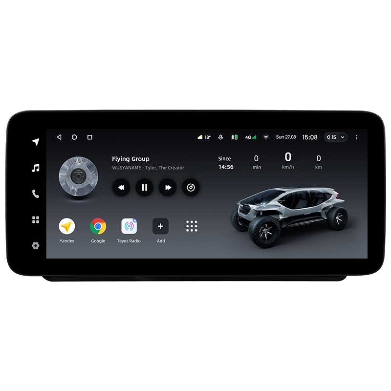Android head unit Teyes LUX ONE 6+128 Gb with 360° surround view° Toyota RAV4 5 XA50 2018-2023 12.3" (L2)