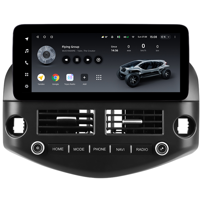 Android head unit Teyes LUX ONE 6+128 Gb with 360° surround view° Toyota RAV4 XA30 2007-2012 12.3" (L2)