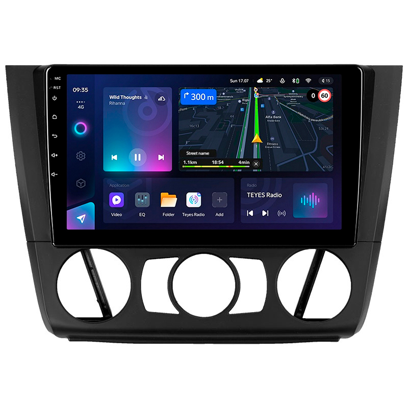 Android head unit Teyes CC3L 4+64 Gb BMW 1 E88 E82 E81 E87 2004-2011 (F1) 9" (L2)