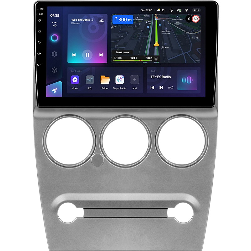 Android head unit Teyes CC3L 4+64 Gb Citroen C-Elysee 2008-2013 9"