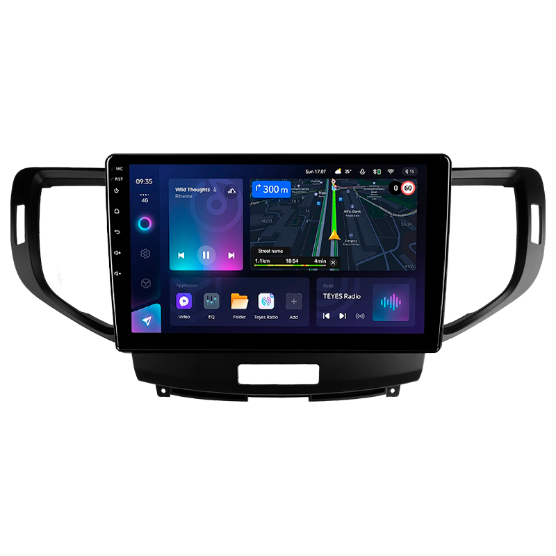 Android head unit Teyes CC3L 4+64 Gb Honda Accord 8 2008-2012 9"