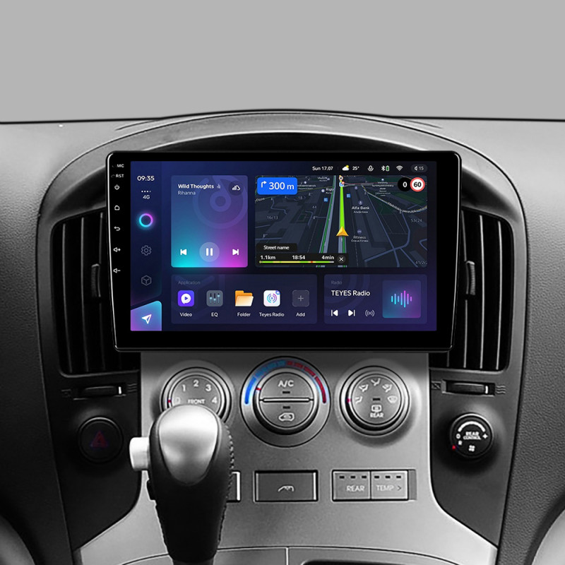 Android head unit Teyes CC3L 4+64 Gb Hyundai H1 II 2 TQ 2007-2015 (F1) 9"