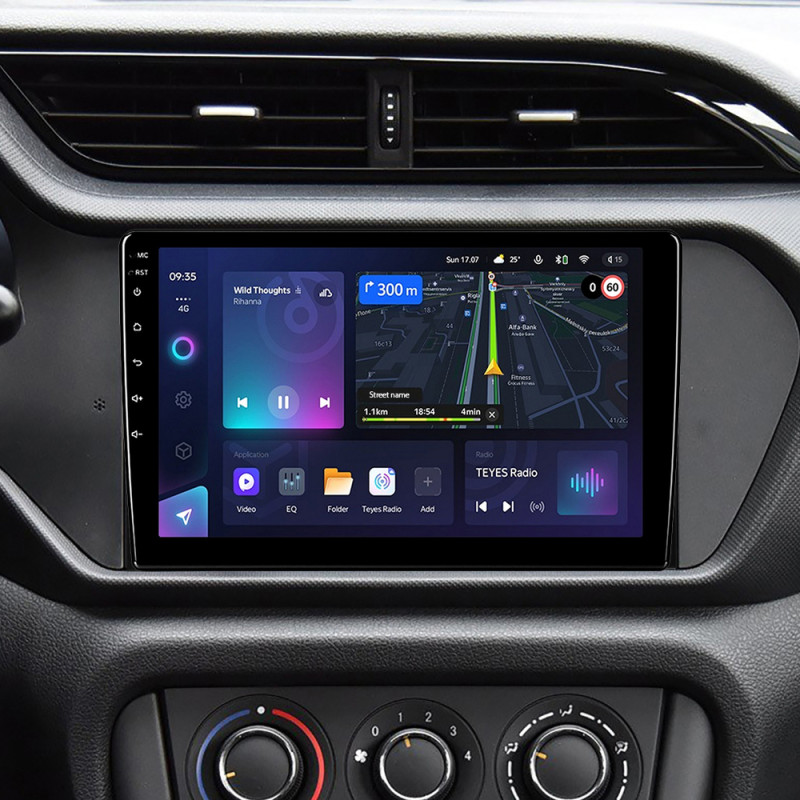 Android head unit Teyes CC3L 4+64 Gb Chery Tiggo 3 2016 - 2018 9"