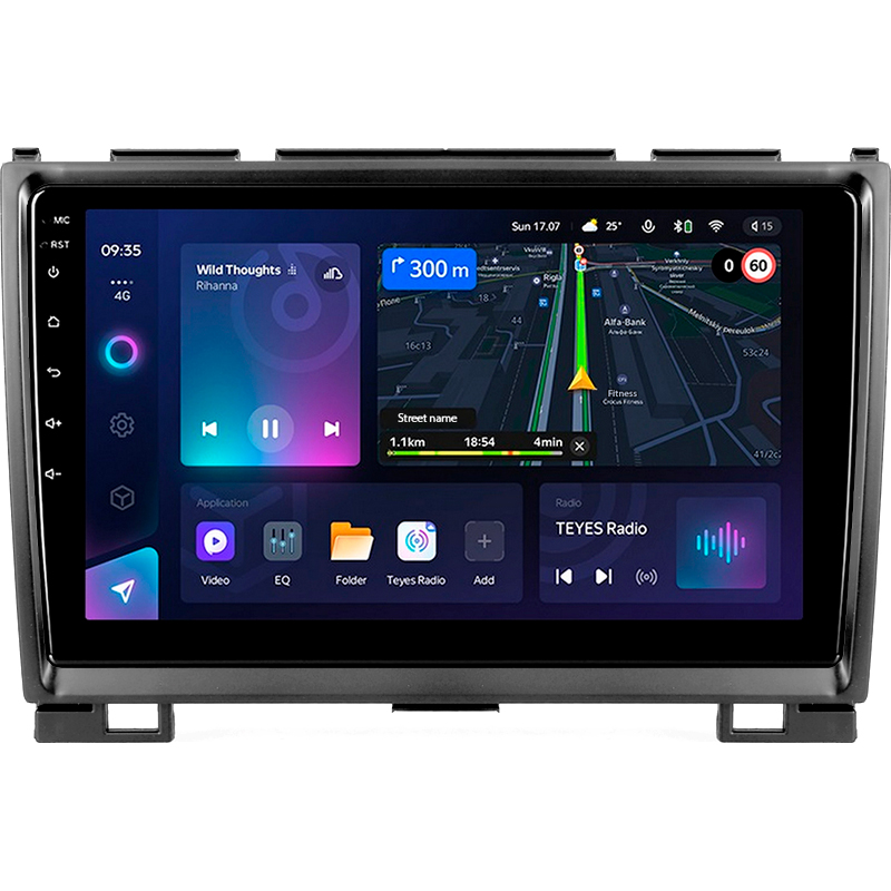 Android head unit Teyes CC3L 4+64 Gb GREAT WALL Haval H3 H5 2011-2016 9"