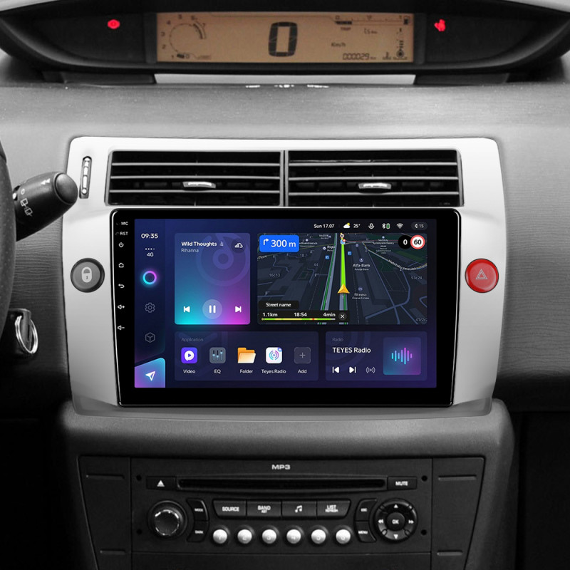 Android head unit Teyes CC3L 4+64 Gb Citroen C4 LA LC C-Triomphe C-Quatre 2004-2014 9"