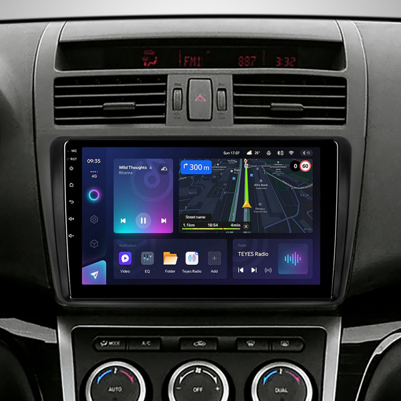 Android head unit Teyes CC3L 4+64 Gb Mazda 6 2 GH 2007-2012 9"