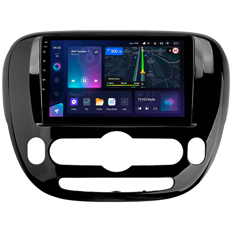 Android head unit Teyes CC3L 4+64 Gb Kia Soul 2 PS 2013-2019 (A) 9"
