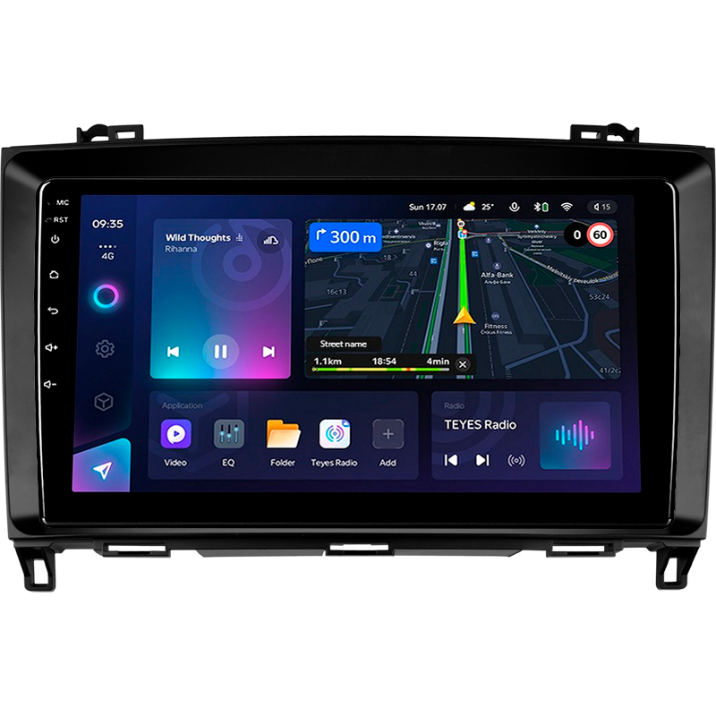 Android head unit Teyes CC3L 4+64 Gb Mercedes-Benz B-Class T245 2005-2011 Vito 3 W447 2014-2020 Vito 2 Viano 2 W639 2003-2015 Sprinter 2009-2015 9"