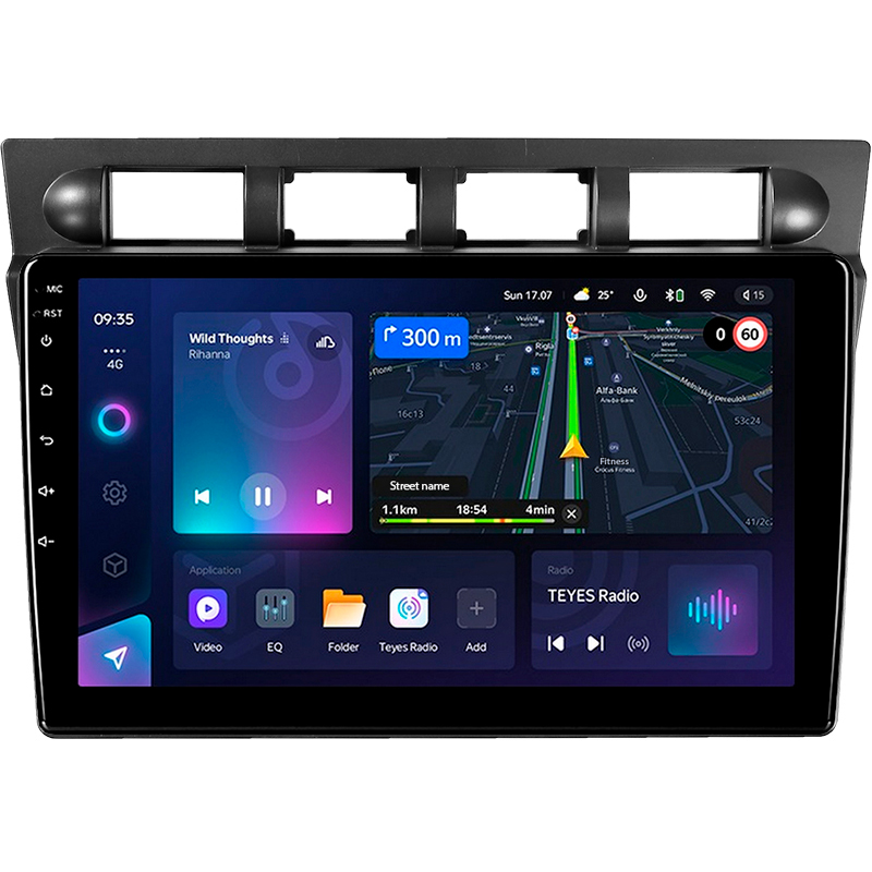 Android head unit Teyes CC3L 4+64 Gb Kia Picanto SA Morning 2004-2007 9"