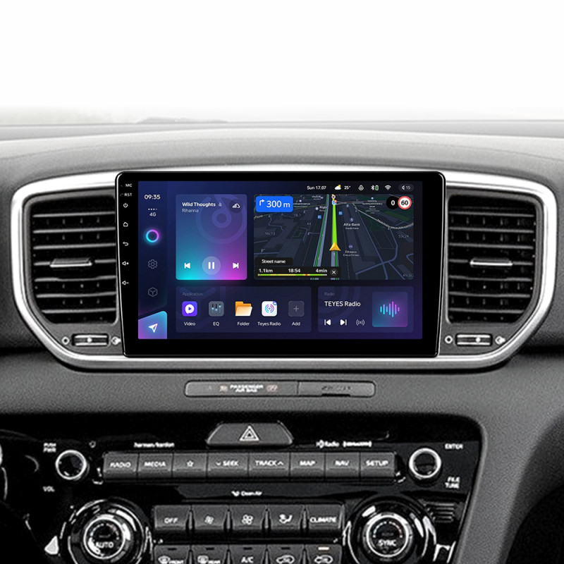 Android head unit Teyes CC3L 4+64 Gb Kia Sportage 4 QL 2018-2022 (A) 9"