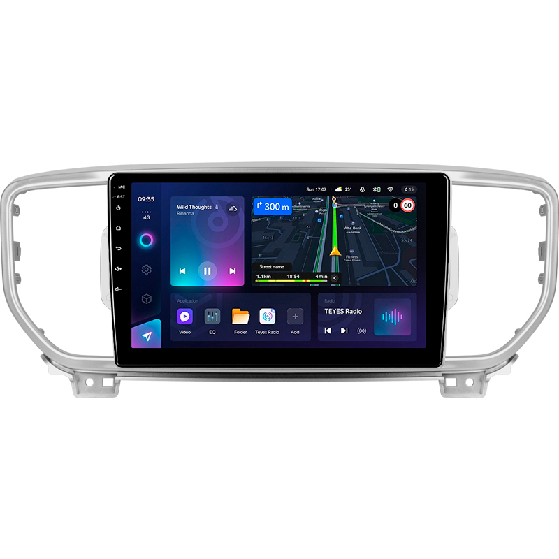 Android head unit Teyes CC3L 4+64 Gb Kia Sportage 4 QL 2016-2018 (A) 9"
