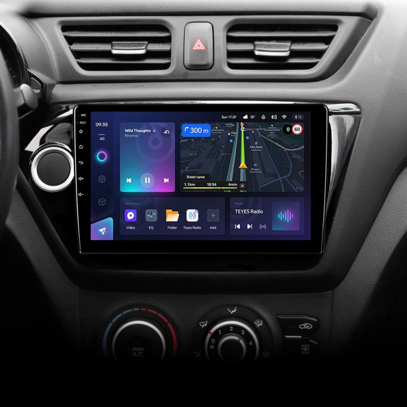 Android head unit Teyes CC3L 4+64 Gb Kia RIO 3 2011-2017 9"