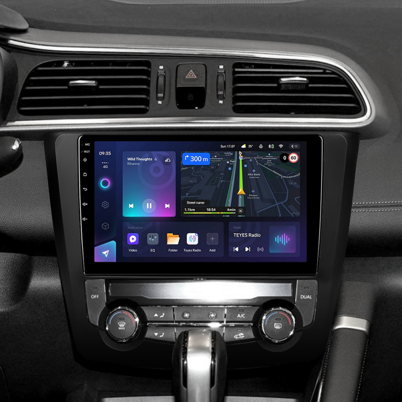 Android head unit Teyes CC3L 4+64 Gb Renault Kadjar 2015-2017 9"