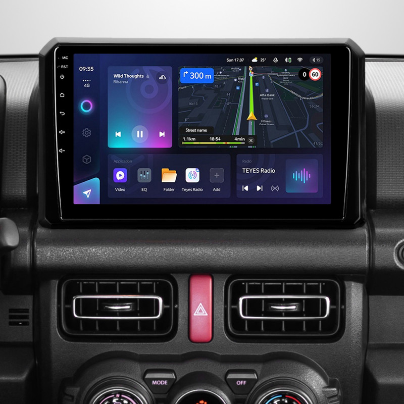 Android head unit Teyes CC3L 4+64 Gb Suzuki Jimny JB64 2018-2020 9"