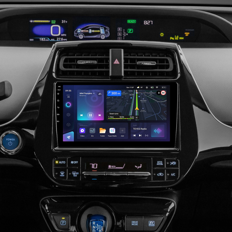 Android head unit Teyes CC3L 4+64 Gb Toyota Prius XW50 2015-2020 9"