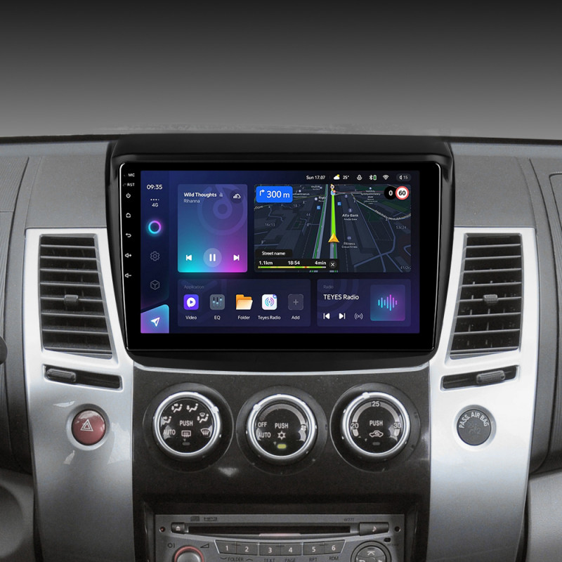 Android head unit Teyes CC3L 4+64 Gb Mitsubishi Pajero Sport 2 L200 Triton 2008-2016 9"