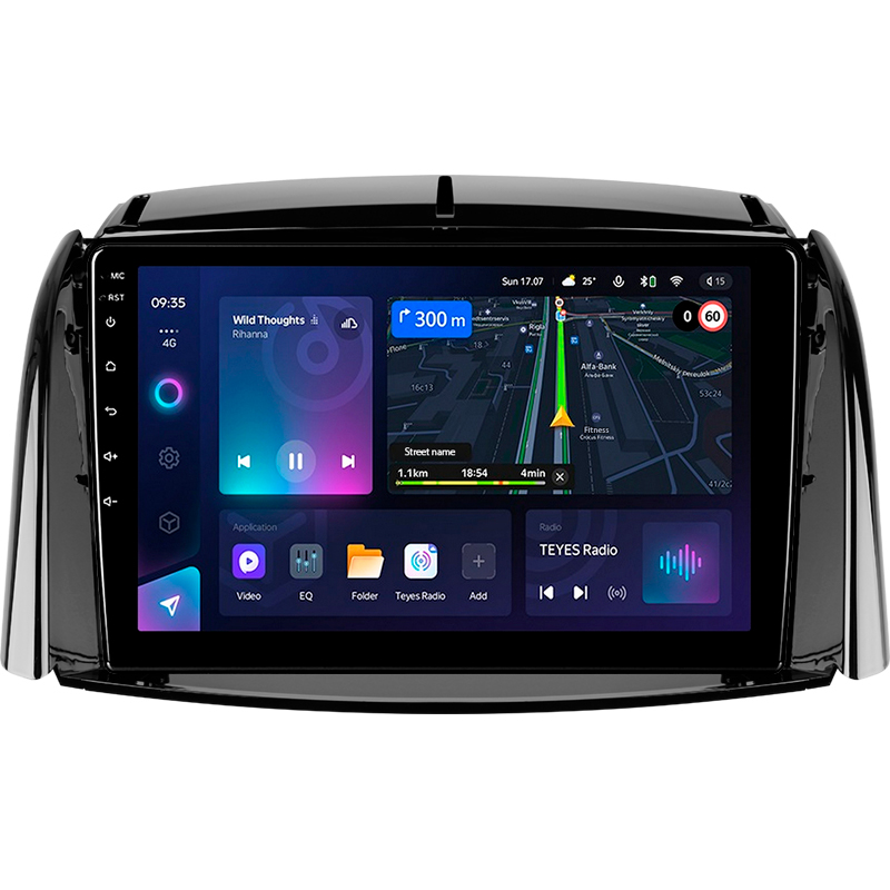 Android head unit Teyes CC3L 4+64 Gb Renault Koleos 2008 - 2016 (A) 9" (L1)