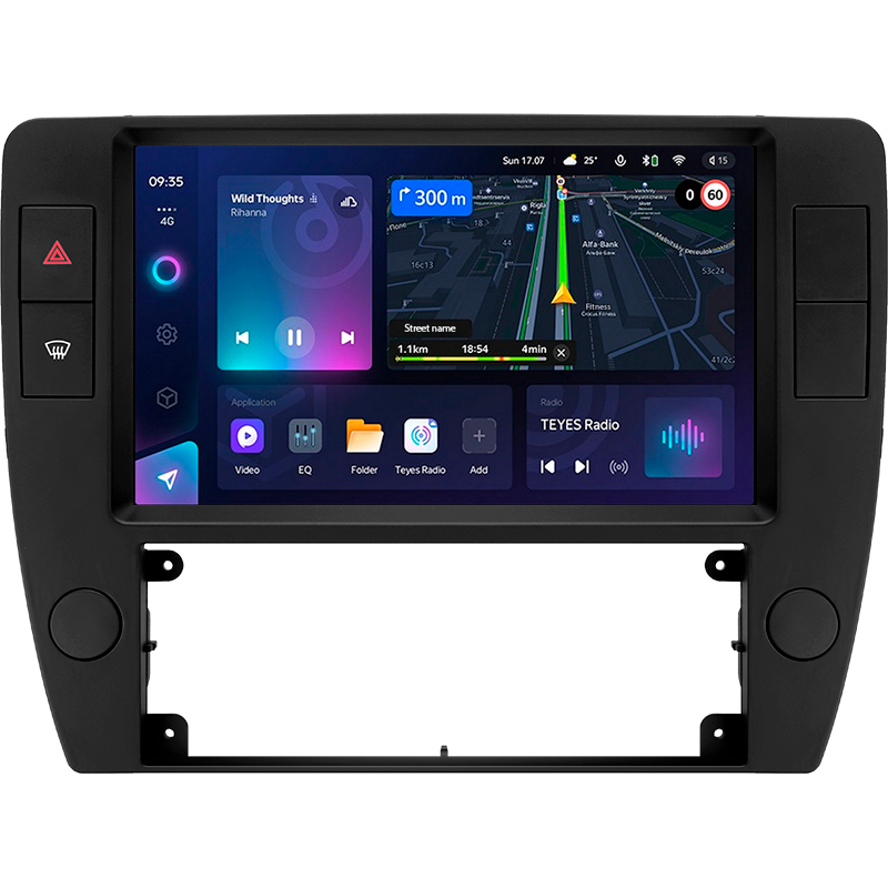 Android head unit Teyes CC3L 4+64 Gb Volkswagen Passat B5 2000-2005 9"