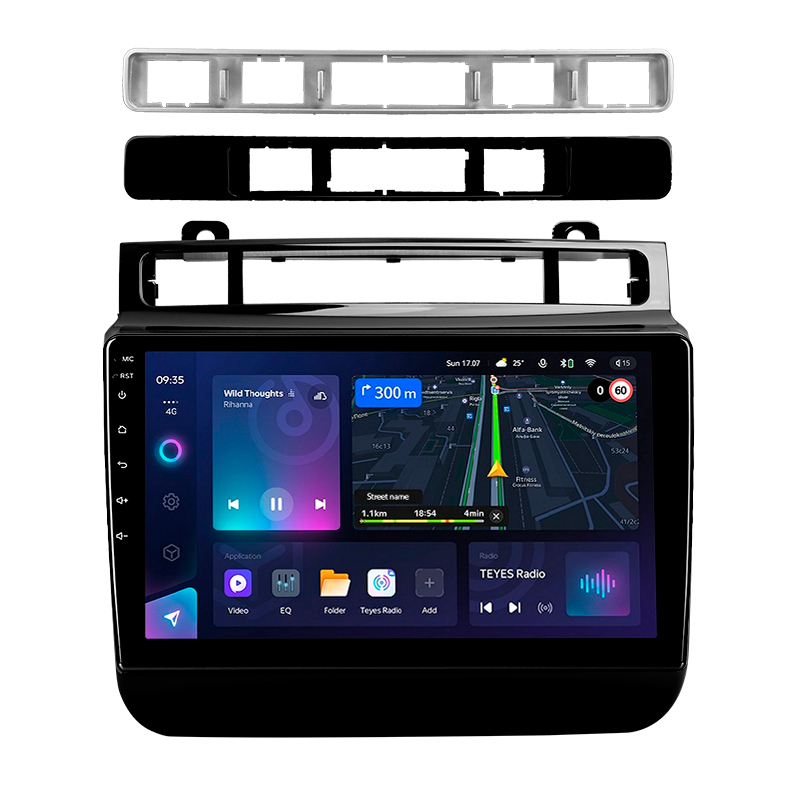 Android head unit Teyes CC3L 4+64 Gb Volkswagen Touareg FL NF 2010-2018 (A) 9" (L1)