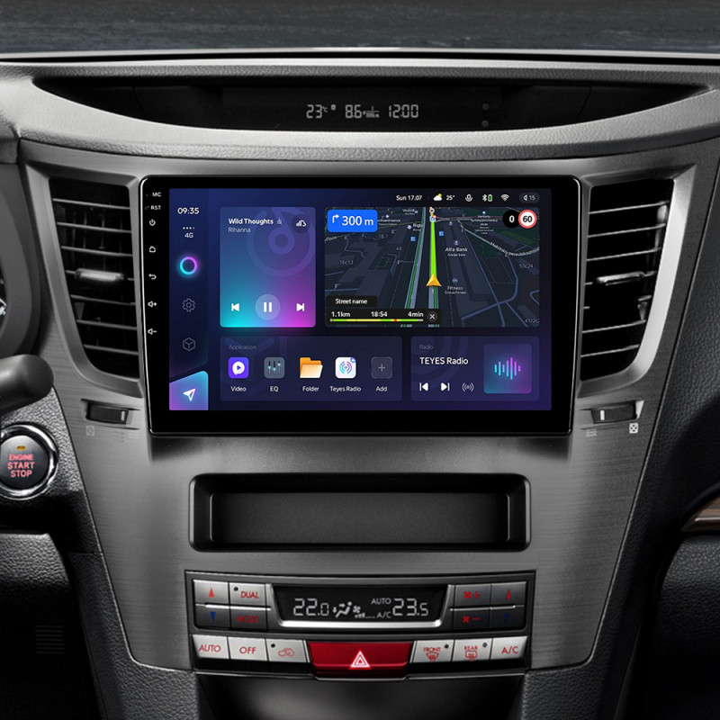 Android head unit Teyes CC3L 4+64 Gb Subaru Outback 4 Legacy 5 2009-2014 9"