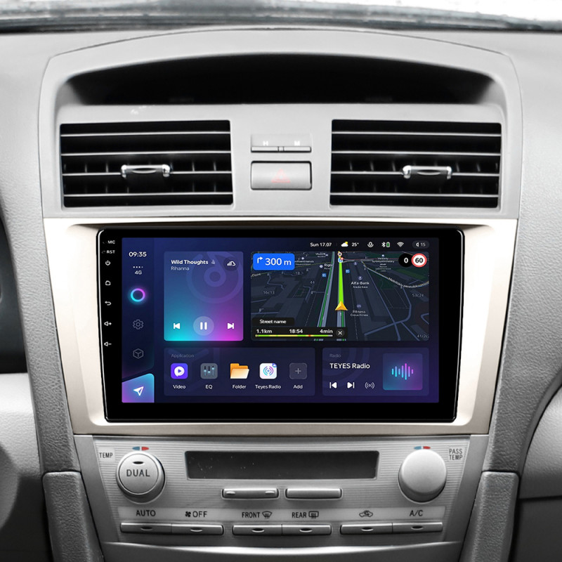 Android head unit Teyes CC3L 4+64 Gb Toyota Camry 6 XV 40 50 2006-2011 (F1) 9"