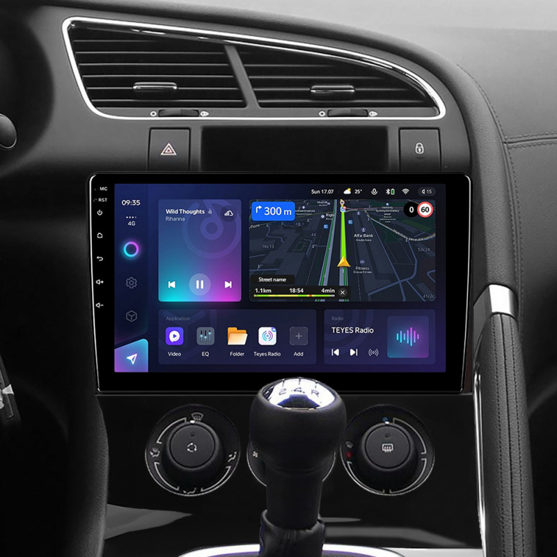 Android head unit Teyes CC3L 4+64 Gb Peugeot 3008 1 2009-2016 (F1) 9"