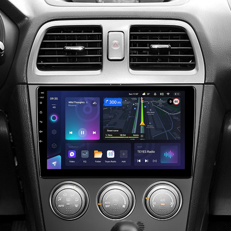 Android head unit Teyes CC3L 4+64 Gb Subaru Impreza GD GG 2002-2007 9"