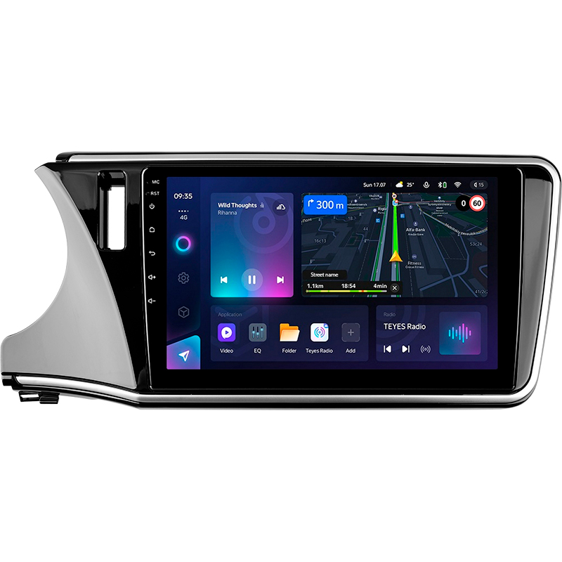 Android head unit Teyes CC3L 4+64 Gb Honda City 2014-2017 (A) 10"
