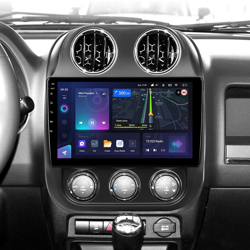 Android head unit Teyes CC3L 4+64 Gb Jeep Compass 1 MK 2009-2015 10"