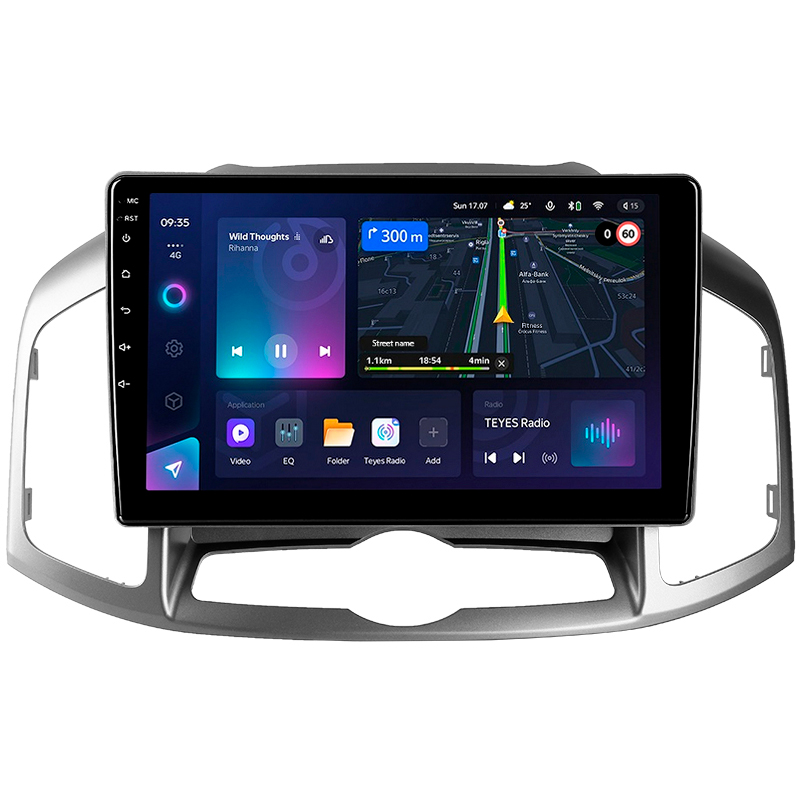 Android head unit Teyes CC3L 4+64 Gb Chevrolet Captiva 1 (F2) 2011-2016 10"