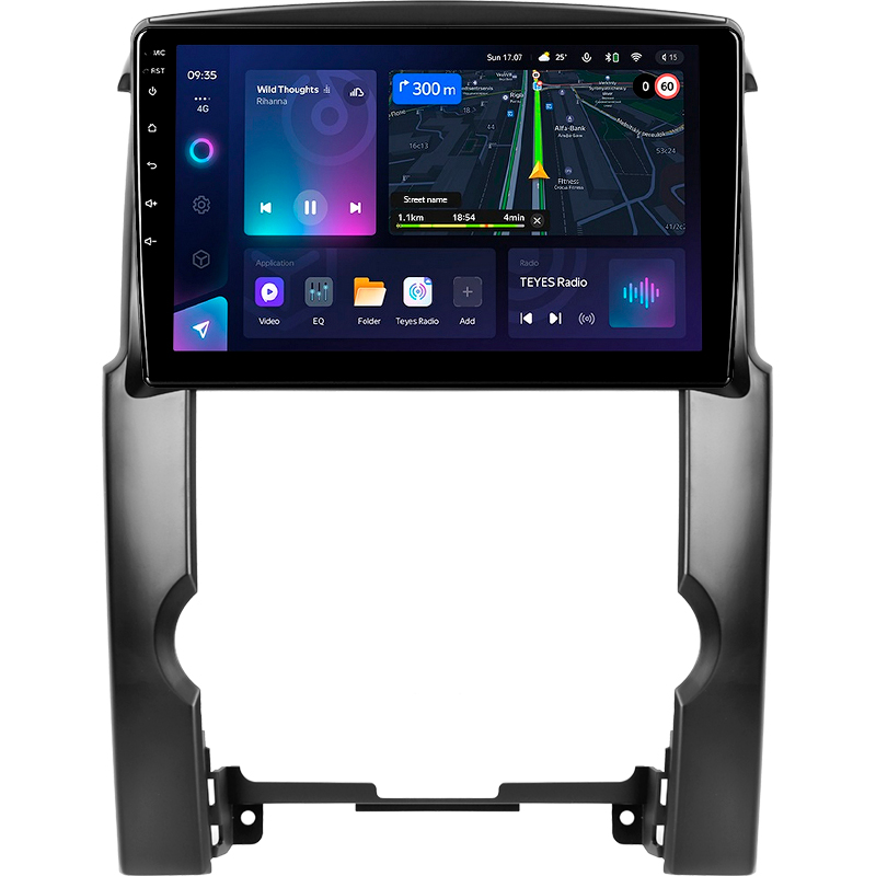 Android head unit Teyes CC3L 4+64 Gb Kia Sorento 2 XM 2009-2012 (B) 10"