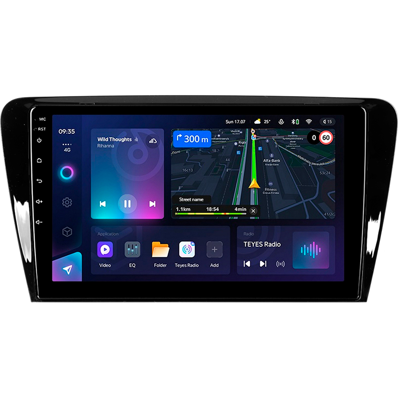 Android head unit Teyes CC3L 4+64 Gb Skoda Octavia 3 A7 2013-2018 (B) 10"