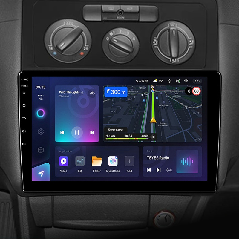Android head unit Teyes CC3L 4+64 Gb Volkswagen Caddy 2K 3 III 2004 - 2010 10"