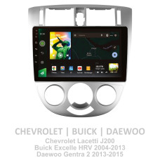 Android head unit SIGMA X10464 ANDROID 10 4+64 Gb 4G DSP Chevrolet Lacetti J200 For Buick Excelle Hrv 2004-2013 For Daewoo Gentra 2 2013-2015 (F1) 10"