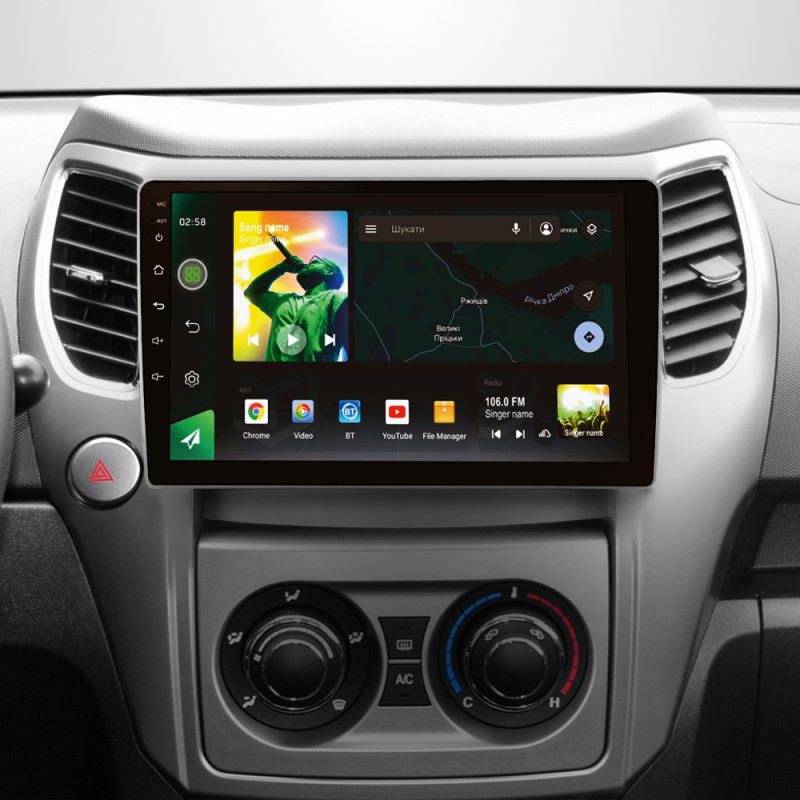 Android head unit SIGMA X10464 ANDROID 10 4+64 Gb 4G DSP Great Wall Hover M4 1 2012-2017 10"