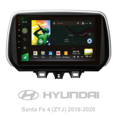Android head unit SIGMA X10464 ANDROID 10 4+64 Gb 4G DSP Hyundai Santa Fe 4 (ZYJ) 2018-2020 10" (L1)