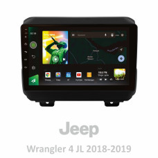 Android head unit SIGMA X9464 ANDROID 10 4+64 Gb 4G DSP Jeep Wrangler 4 JL 2018-2019 9" (L1)