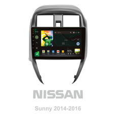 Android head unit SIGMA X10464 ANDROID 10 4+64 Gb 4G DSP Nissan Sunny 2014-2016 10"