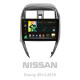 Android head unit SIGMA X10464 ANDROID 10 4+64 Gb 4G DSP Nissan Sunny 2014-2016 10"
