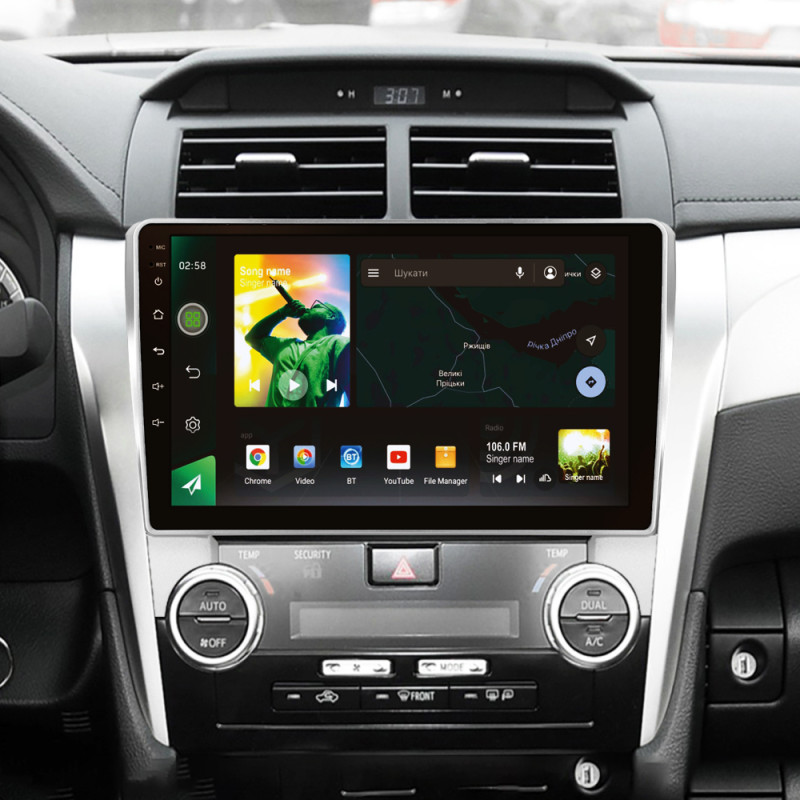 Android head unit SIGMA X10464 ANDROID 10 4+64 Gb 4G DSP Toyota Camry 7 XV 50 55 2011-2014 (A) 10"