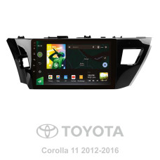 Android head unit SIGMA X10464 ANDROID 10 4+64 Gb 4G DSP Toyota Corolla 11 2012-2016 (B) 10"