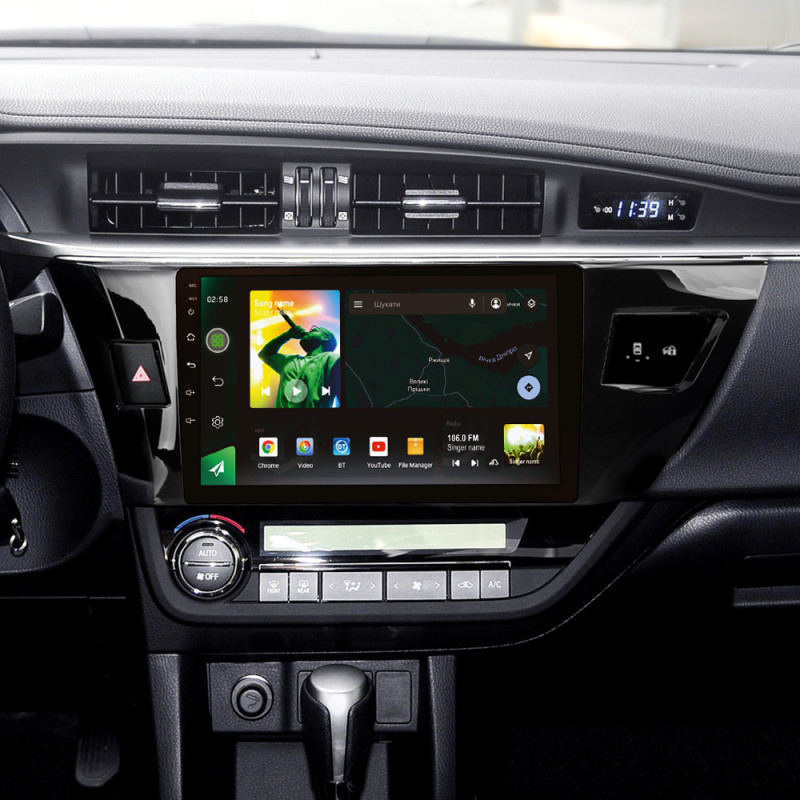Android head unit SIGMA X10464 ANDROID 10 4+64 Gb 4G DSP Toyota Corolla 11 2012-2016 (B) 10"