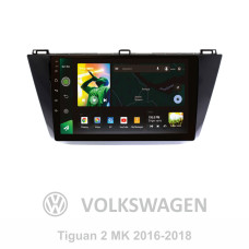 Android head unit SIGMA X10464 ANDROID 10 4+64 Gb 4G DSP Volkswagen Tiguan 2 Mk 2016-2022 (B) 10"