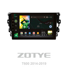 Android head unit SIGMA X10464 ANDROID 10 4+64 Gb 4G DSP Zotye T600 2014-2019 10"